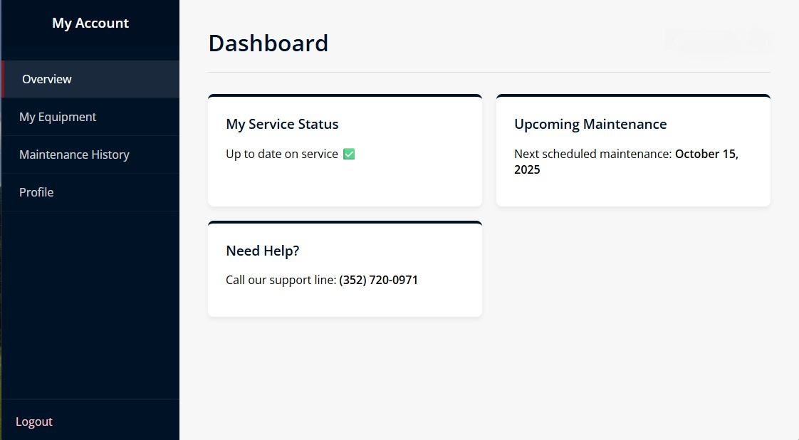 Customer Portal Overview